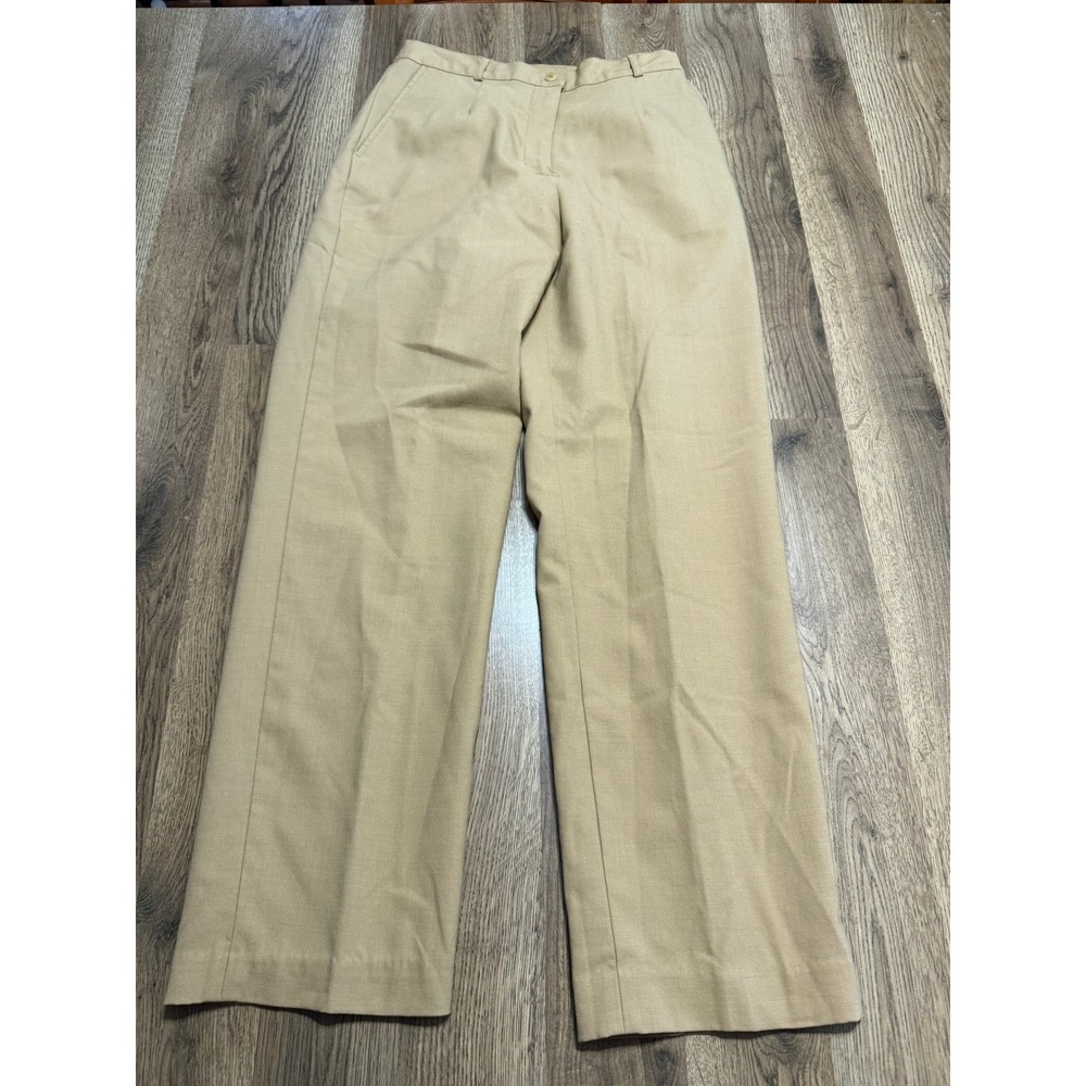 Appleseed's Pants Womens Size 6 Dress Pants Brown High Rise Wool